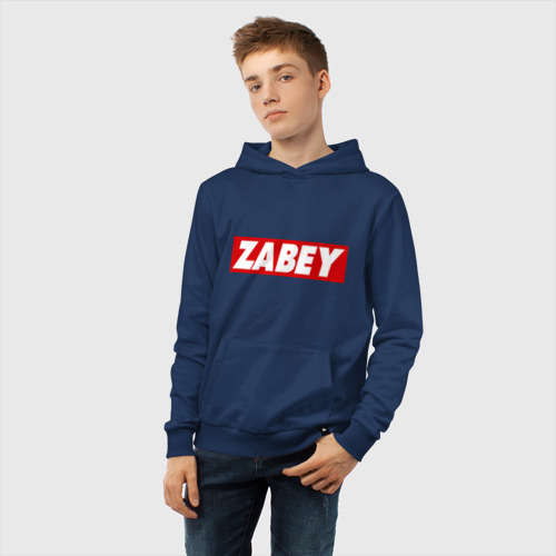 Детская толстовка хлопок Zabey, цвет темно-синий - фото 6