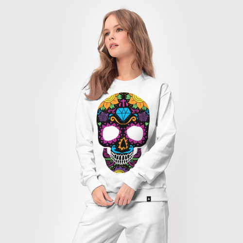 Женский костюм хлопок Skull mexica - фото 5