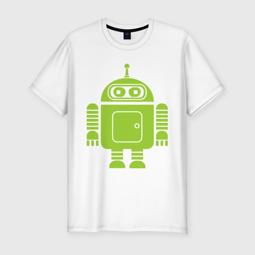 Мужская футболка премиум Android-bender. Фото 01 Мужская футболка премиум Android-bender. Фото 01