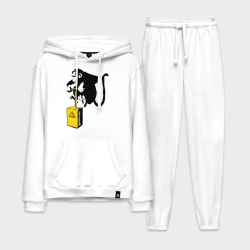 Мужской костюм хлопок с толстовкой TNT monkey Banksy