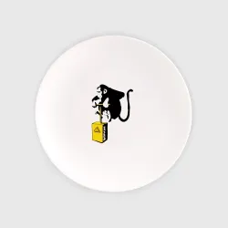 Тарелка TNT monkey Banksy