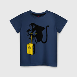 Детская футболка хлопок TNT monkey Banksy