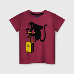 Детская футболка хлопок TNT monkey Banksy