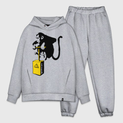 Мужской костюм oversize хлопок TNT monkey Banksy