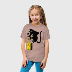 Детская футболка хлопок TNT monkey Banksy - фото 2