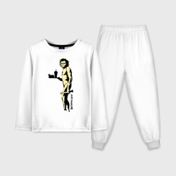 Детская пижама с лонгсливом хлопок Древний человек Бэнкси