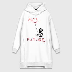 Платье-худи хлопок No future Banksy