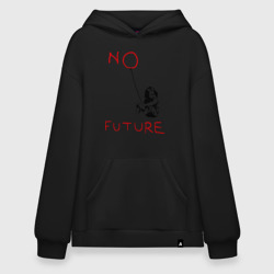 No future Banksy – Худи SuperOversize из хлопка с принтом купить со скидкой в -19%