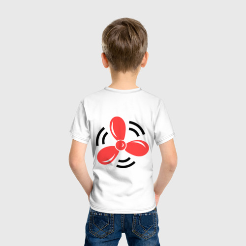 Детская футболка хлопок Вечный двигатель-прыгатель, цвет белый - фото 4