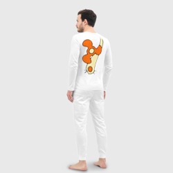 Мужская пижама с лонгсливом хлопок Пропеллер на спине - фото 2