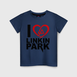 Детская футболка хлопок I love Linkin Park