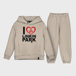 Детский костюм хлопок Oversize I love Linkin Park