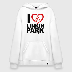 Худи SuperOversize хлопок I love Linkin Park