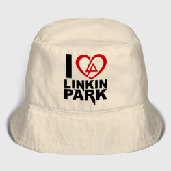 Мужская панама хлопок I love Linkin Park