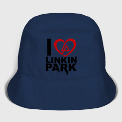 Мужская панама хлопок I love Linkin Park