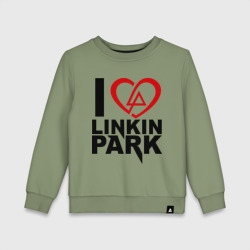 Детский свитшот хлопок I love Linkin Park