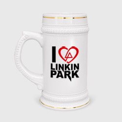 Кружка пивная I love Linkin Park