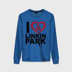 Женский свитшот хлопок I love Linkin Park