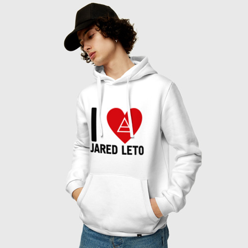 Мужская толстовка хлопок I love Jared Leto - фото 3