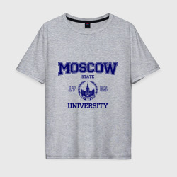 Мужская футболка хлопок Oversize MGU Moscow University