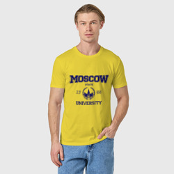 Мужская футболка хлопок MGU Moscow University - фото 2