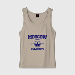 Женская майка хлопок MGU Moscow University