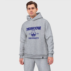 Мужской костюм oversize хлопок MGU Moscow University - фото 2