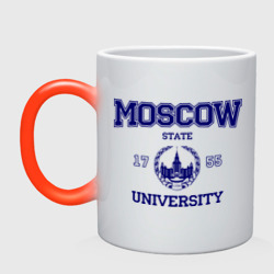 Кружка хамелеон MGU Moscow University