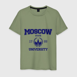 Мужская футболка хлопок MGU Moscow University