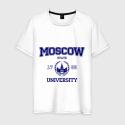 Мужская футболка хлопок MGU Moscow University