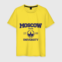 Мужская футболка хлопок MGU Moscow University