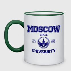 Кружка двухцветная MGU Moscow University
