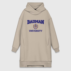 Платье-худи хлопок Bauman University