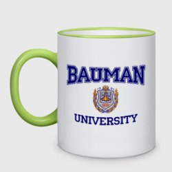 Кружка двухцветная Bauman University