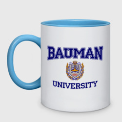 Кружка двухцветная Bauman University