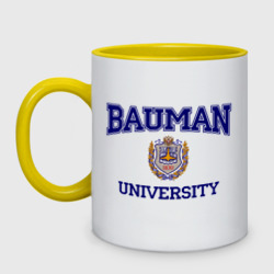 Кружка двухцветная Bauman University