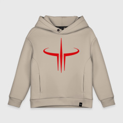 Детское худи Oversize хлопок Quake logo