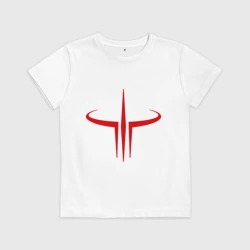 Детская футболка хлопок Quake logo