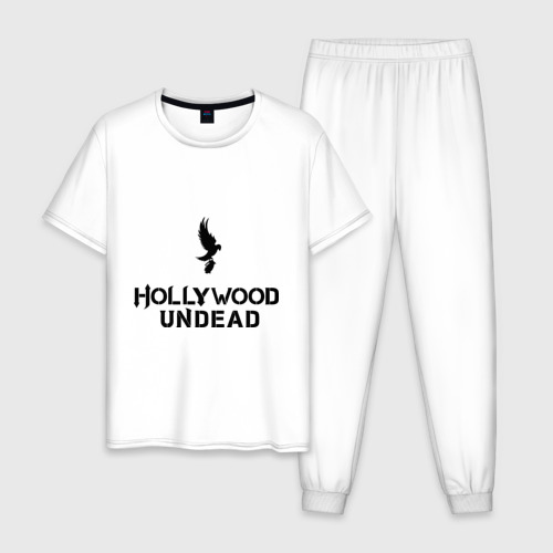 Мужская пижама хлопок Hollywood Undead logo