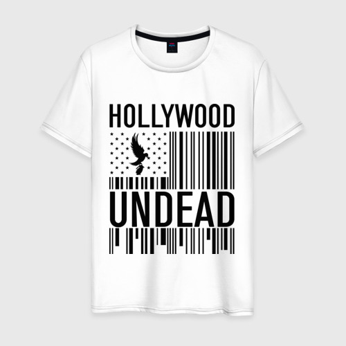 Мужская Футболка Hollywood Undead flag (хлопок)