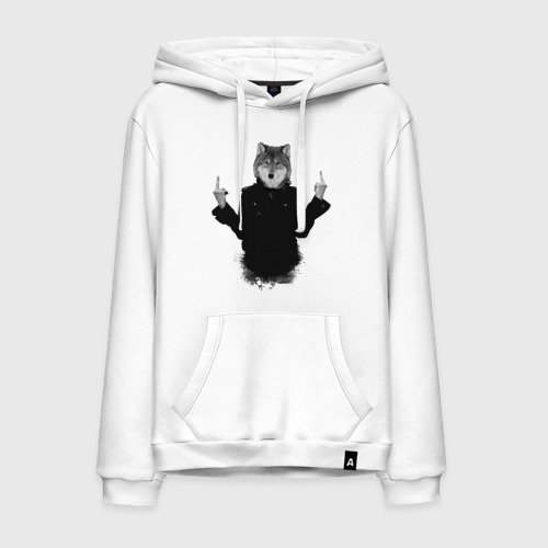 Мужская толстовка хлопок Fuck wolf Фото 01 Мужская толстовка хлопок Fuck wolf Фото 01