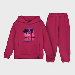 Детский костюм хлопок Oversize Palm Relax