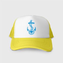 Кепка тракер с сеткой Blue anchor