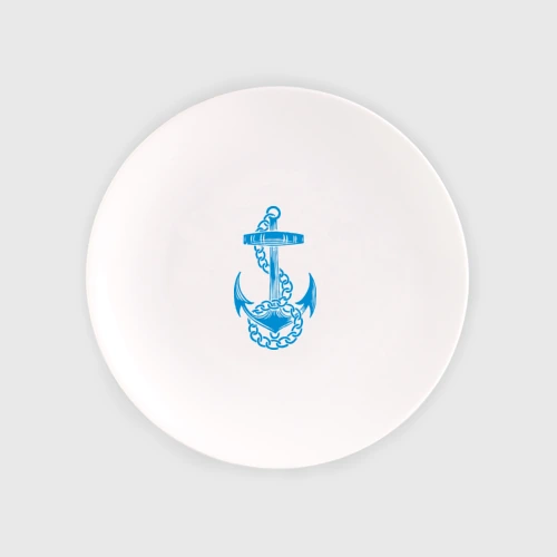 Тарелка Blue anchor