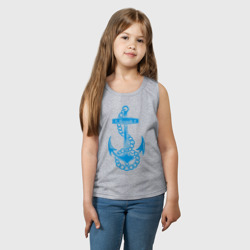Детская майка хлопок Blue anchor - фото 2