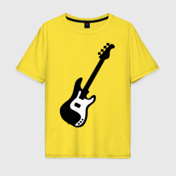 Мужская футболка хлопок Oversize Гитара