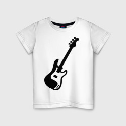 Детская футболка хлопок Гитара