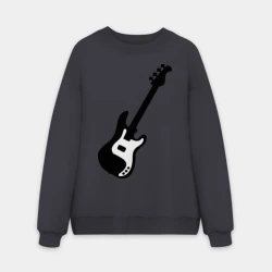 Мужской свитшот oversize без начеса хлопок Гитара