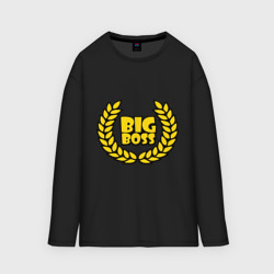 Женский лонгслив oversize хлопок Big Boss Лавры