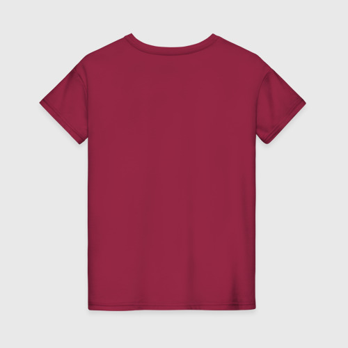 Женская футболка хлопок Божья коровка, цвет маджента - фото 2